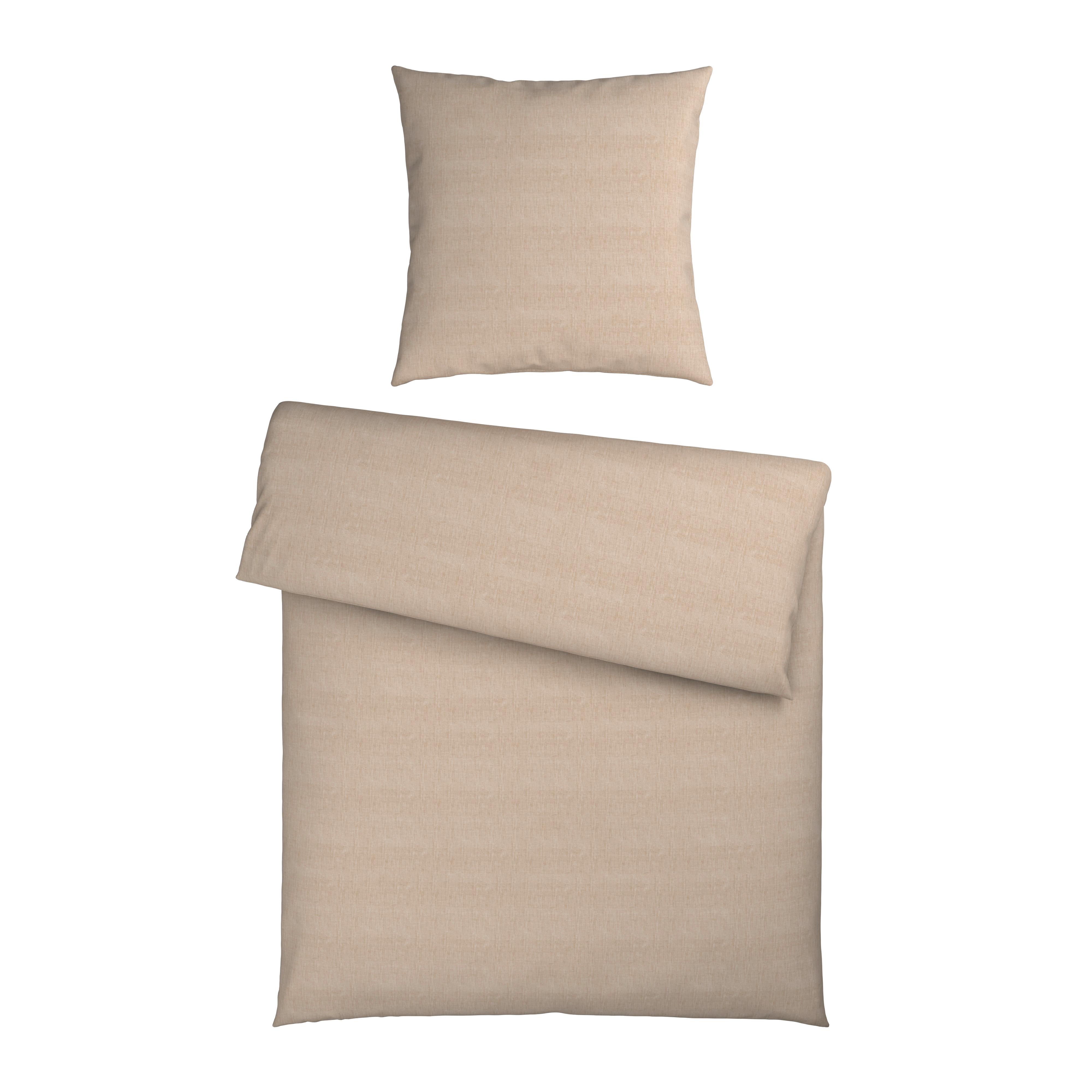 Bettwäsche Ty Beige ca. 200x135cm - Beige, Textil (200/135cm) - Mömax