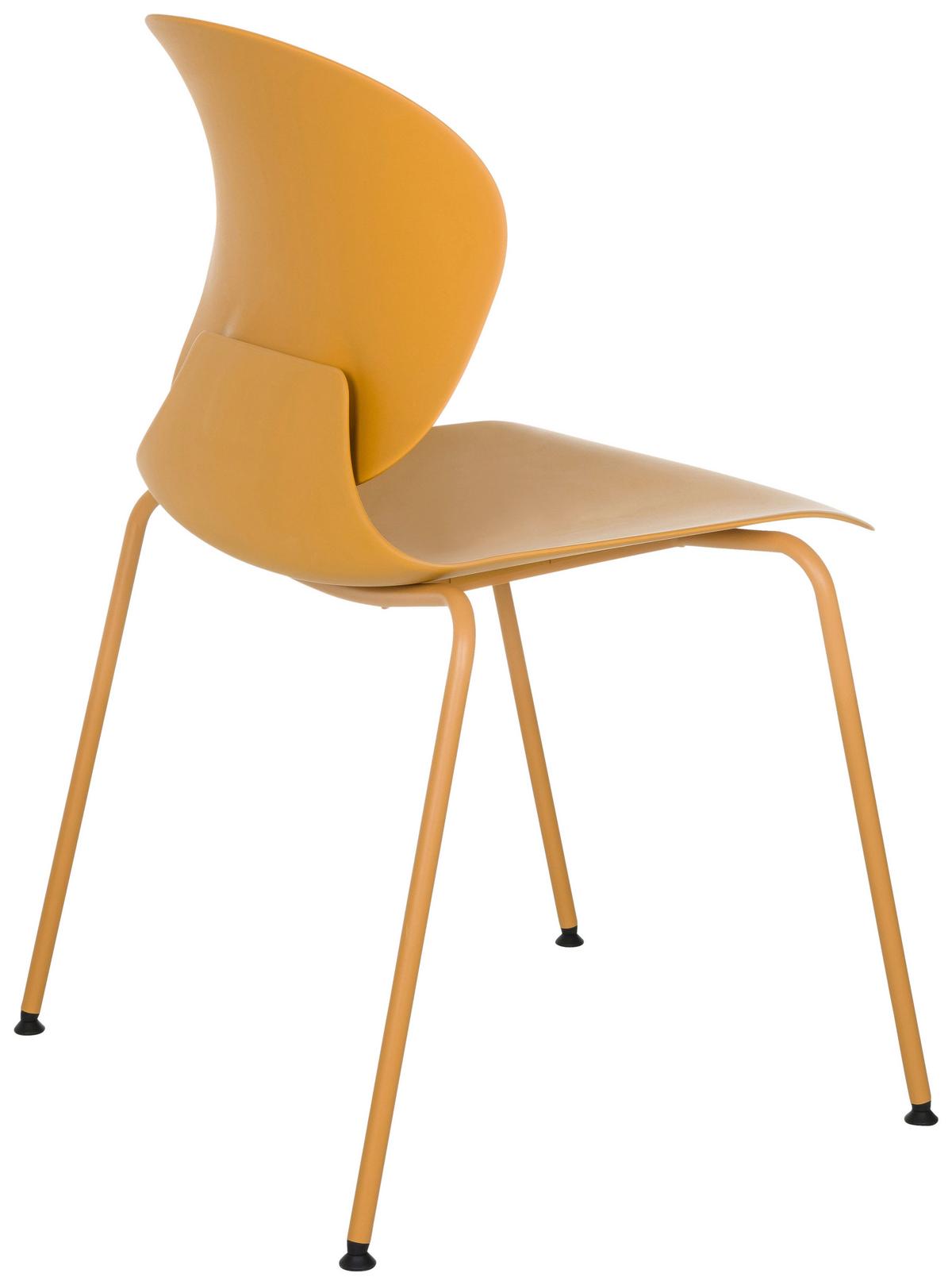 Konferenčni Stol T36 Vi, Rumena - rumena, Moderno, kovina/umetna masa (56/80/54cm) - MID.YOU