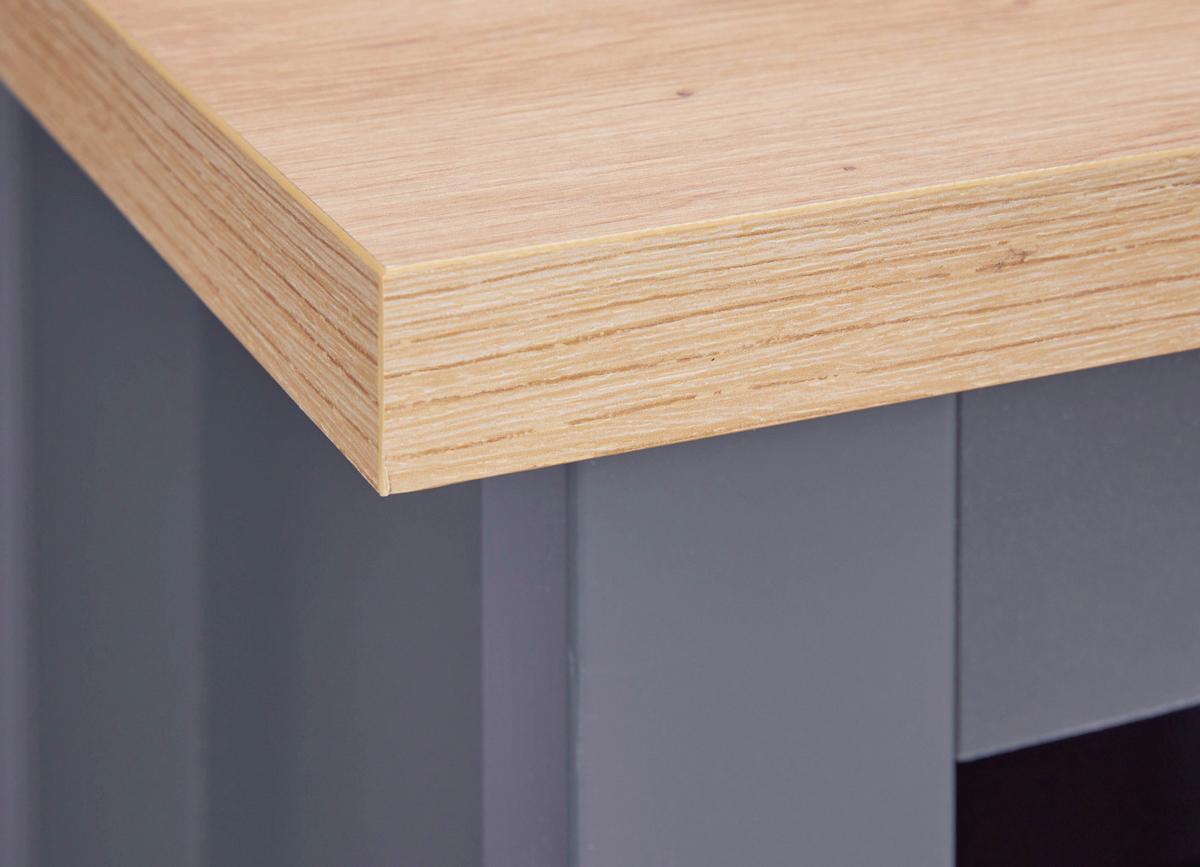 Weinschrank Venet, Anthrazit/Artisan Eiche - Anthrazit/Schwarz, MODERN, Holzwerkstoff/Kunststoff (76,8/124,4/33cm) - Mömax