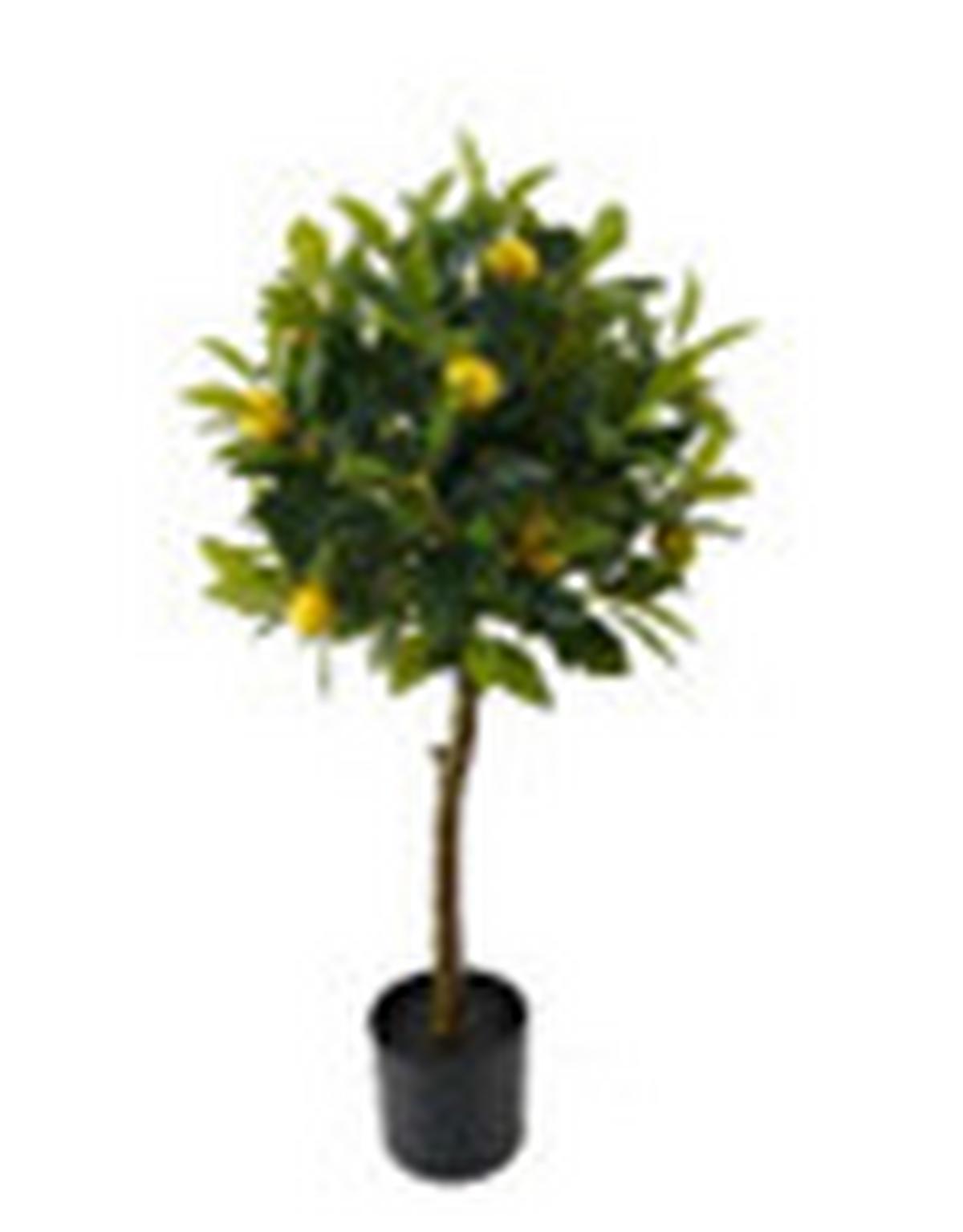 Műnövény Yellow - sárga/fekete, műanyag (38/90cm)