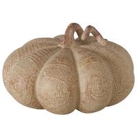 Dekokürbis Auyama I Beige - Beige, Basics, Kunststoff/Stein (10/7,3cm) - Mömax