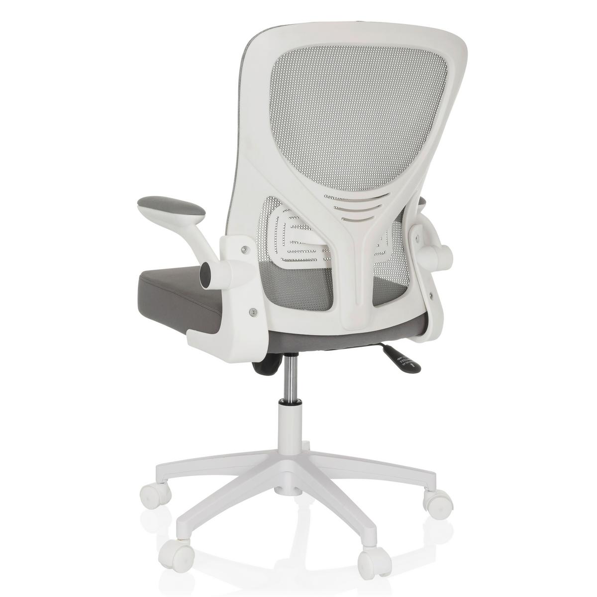 Drehstuhl Belio W Grau/Weiß - Grauweiß/Weiß, MODERN, Kunststoff/Textil (60/95-105/54cm) - MID.YOU