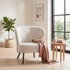 FAUTEUIL FLORIS -TREND- - Beige/Zwart, Romantik / Landhaus, Hout/Textiel (67/77/73cm) - Mömax