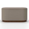 SITTBÄNK NINA - beige/naturfärgad, Modern, trämaterial/trä - Bessagi Home