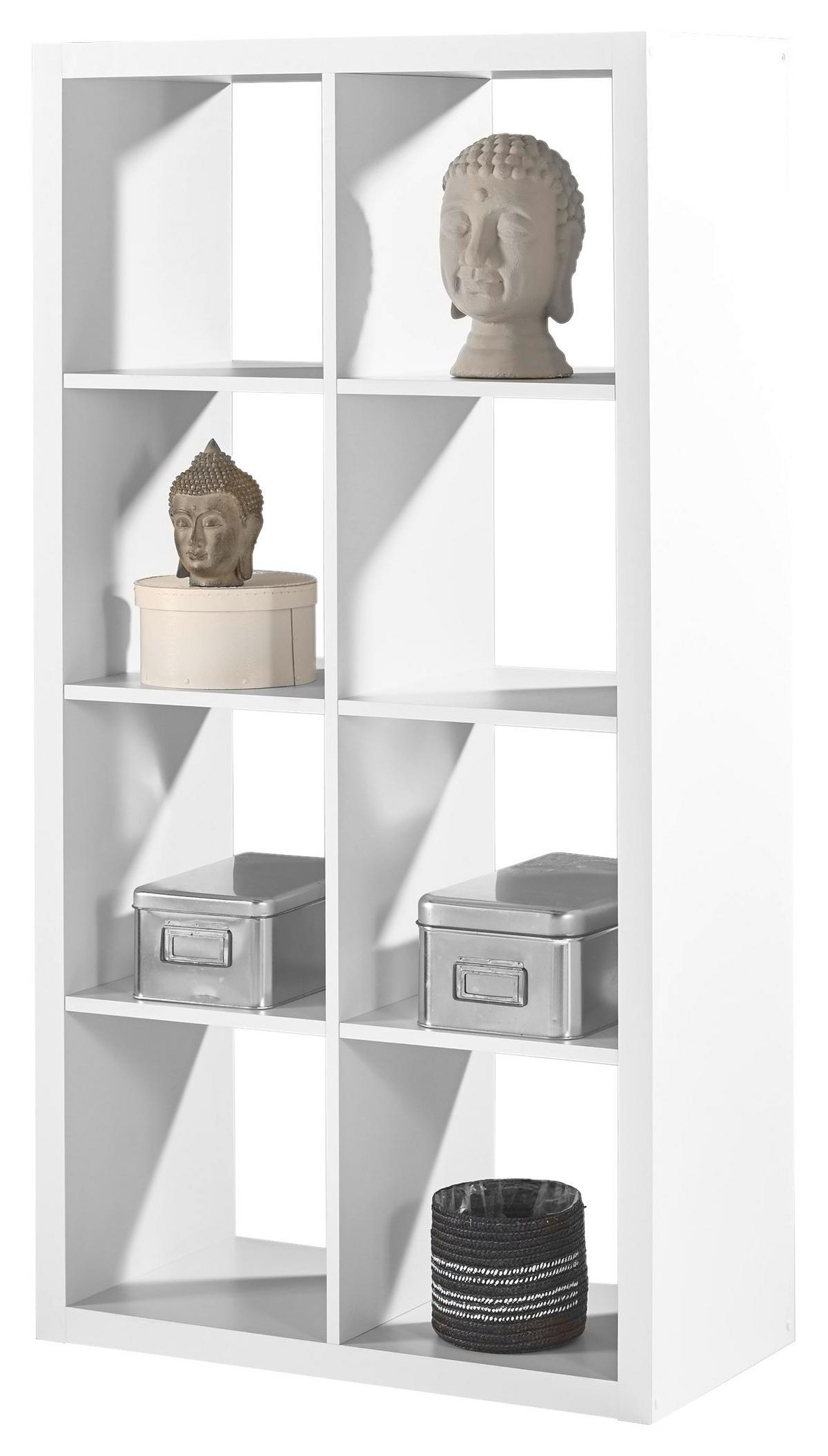 Raumteiler Style in Weiss - Weiss, Modern, Holzwerkstoff (77/147/38cm) - Mömax