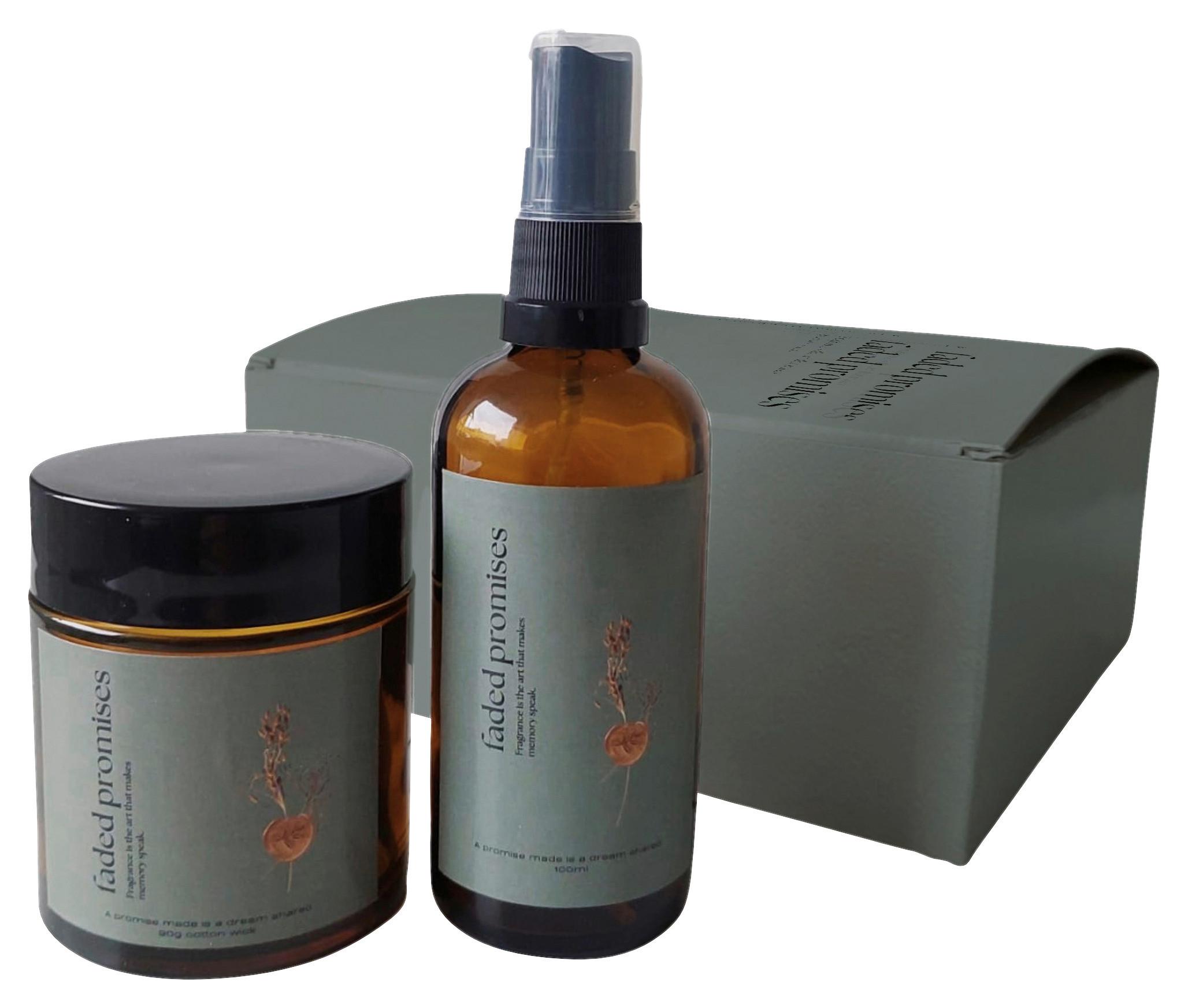 Set Dišav Wellness - zelena/barve jantarja, Konvencionalno, umetna masa/steklo (6,2/6,3cm) - Mömax