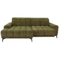 Ugaona Garnitura Laya - maslinasto zelena, Moderno, tekstil (155/250cm) - Premium Living