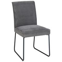 KRZESŁO ADAM - ciemnoszary/czarny, Modern, metal/tkanina (48/62/87,5cm) - Livetastic