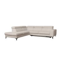 Sarokkanapé Ágyfunkcióval Lario - krémszínű, Modern, faalapú anyag/textil (249/293cm) - Premium Living