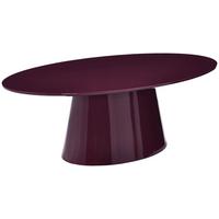 STOLIK KAWOWY COREK - bordowy, Basics, materiał drewnopochodny (110/60/40cm) - MID.YOU