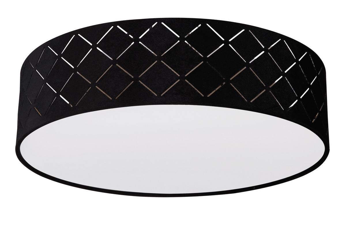 LAMPA SUFITOWA 15363B VARIOS - czarny/biały, Design, tworzywo sztuczne/metal (38/10cm) - Globo
