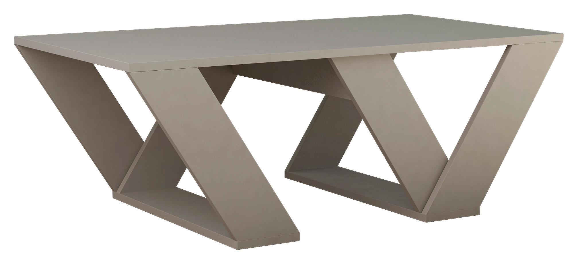Couchtisch Pipra ca. 120x40x60 cm Beige - Beige, Design, Holzwerkstoff (120/40/60cm) - Livetastic
