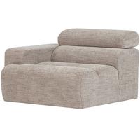 Sofaelement Novi Naturfarben B: 109cm - Schwarz/Naturfarben, Design, Kunststoff/Textil (109/86/113cm) - Livetastic