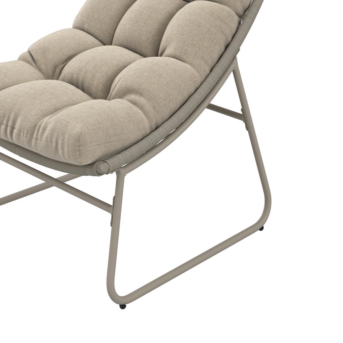 Set balcon Elia - crem, Modern, plastic/metal - Bessagi Garden