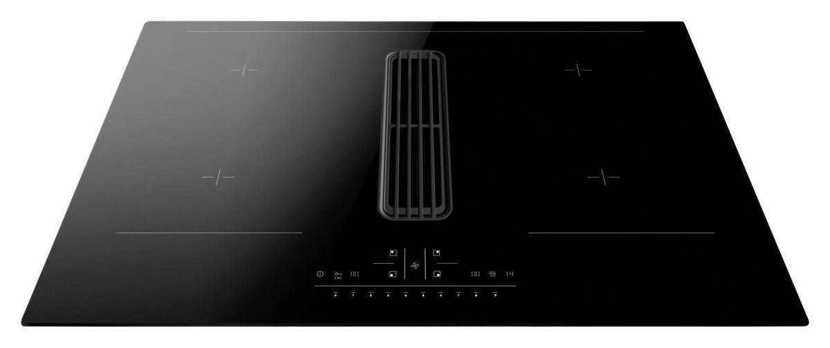 Kochfeld-Dunstabzug-Kombi DHKI752800C - Schwarz, MODERN, Glas (83/20/51,5cm) - Amica