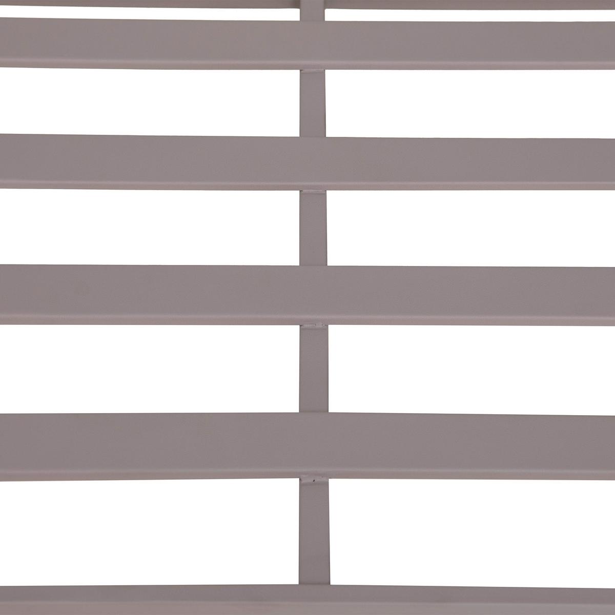 Doppelliege Tagesbett Porto Grau/Naturfarben - Naturfarben/Grau, Basics, Holz/Kunststoff (142/82/128cm) - Modante