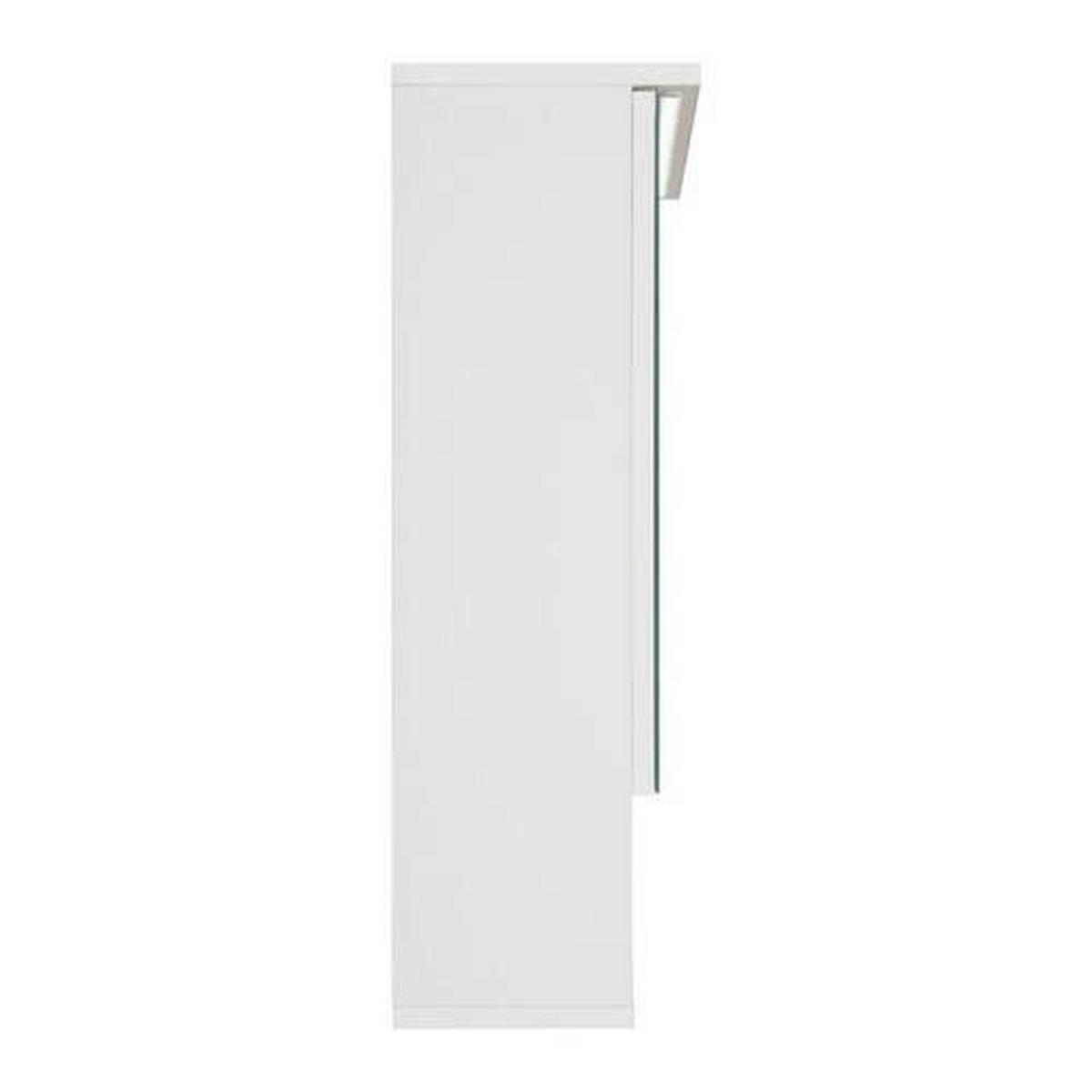 Spiegelschrank Best 80 in Weiß - MODERN, Glas/Holzwerkstoff (80/70/23cm) - Mömax