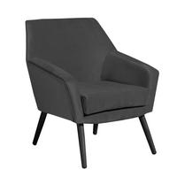 SESSEL ALEGRO - Anthrazit/Schwarz, Design, Holz/Textil (67/81/71cm) - Max Winzer