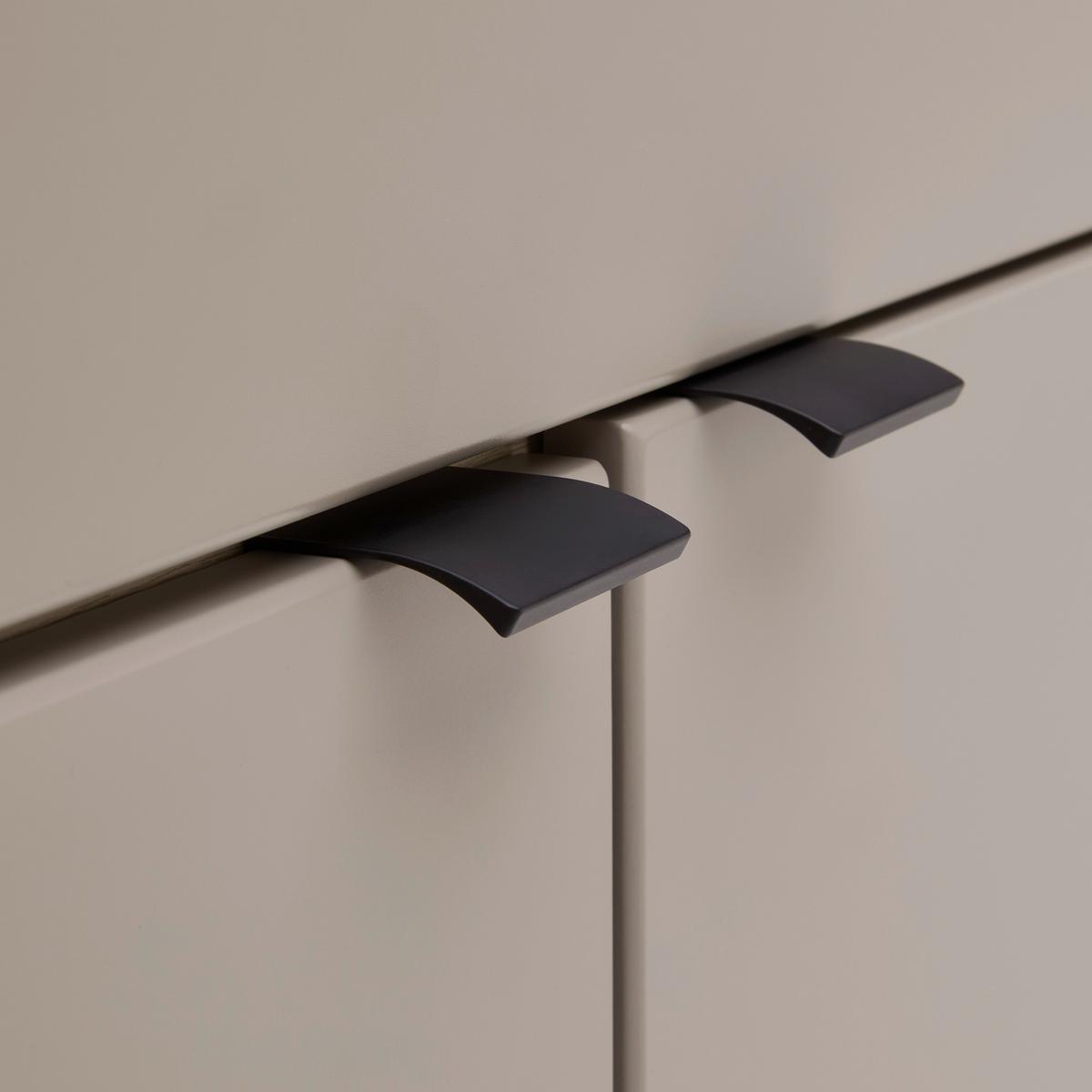 Schuhschrank Pisa Taupe/Eichefarben - Taupe/Eichefarben, MODERN, Holzwerkstoff/Metall (133/103/38cm) - Mömax