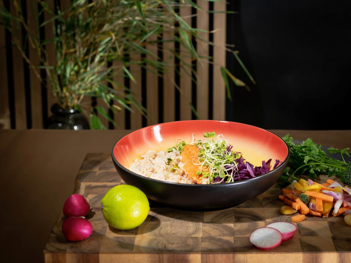 Tálszett 24931 Hot Red Poke Bowl - fekete/piros, Trend, kerámia (22,5/6cm) - Creatable