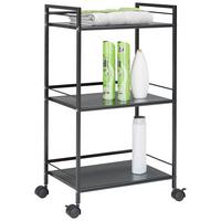 Allzweckwagen Luan II in Schwarz - Schwarz, Modern, Kunststoff/Metall (43/81/29cm) - Based