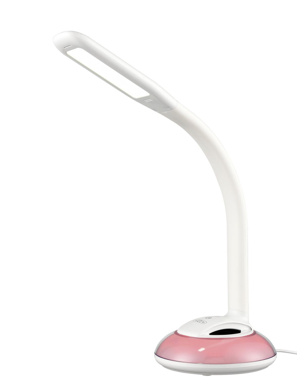 LED-Schreibtischleuchte Spert max. 5 Watt - Weiß, ROMANTIK / LANDHAUS, Kunststoff (16,5/58cm) - Premium Living