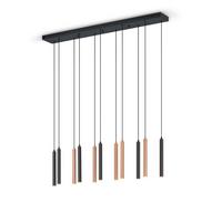 LAMPA WISZĄCA LED CALINA MR32161132 - czarny/biały, Design, tworzywo sztuczne/metal (115/15/150cm) - Musterring