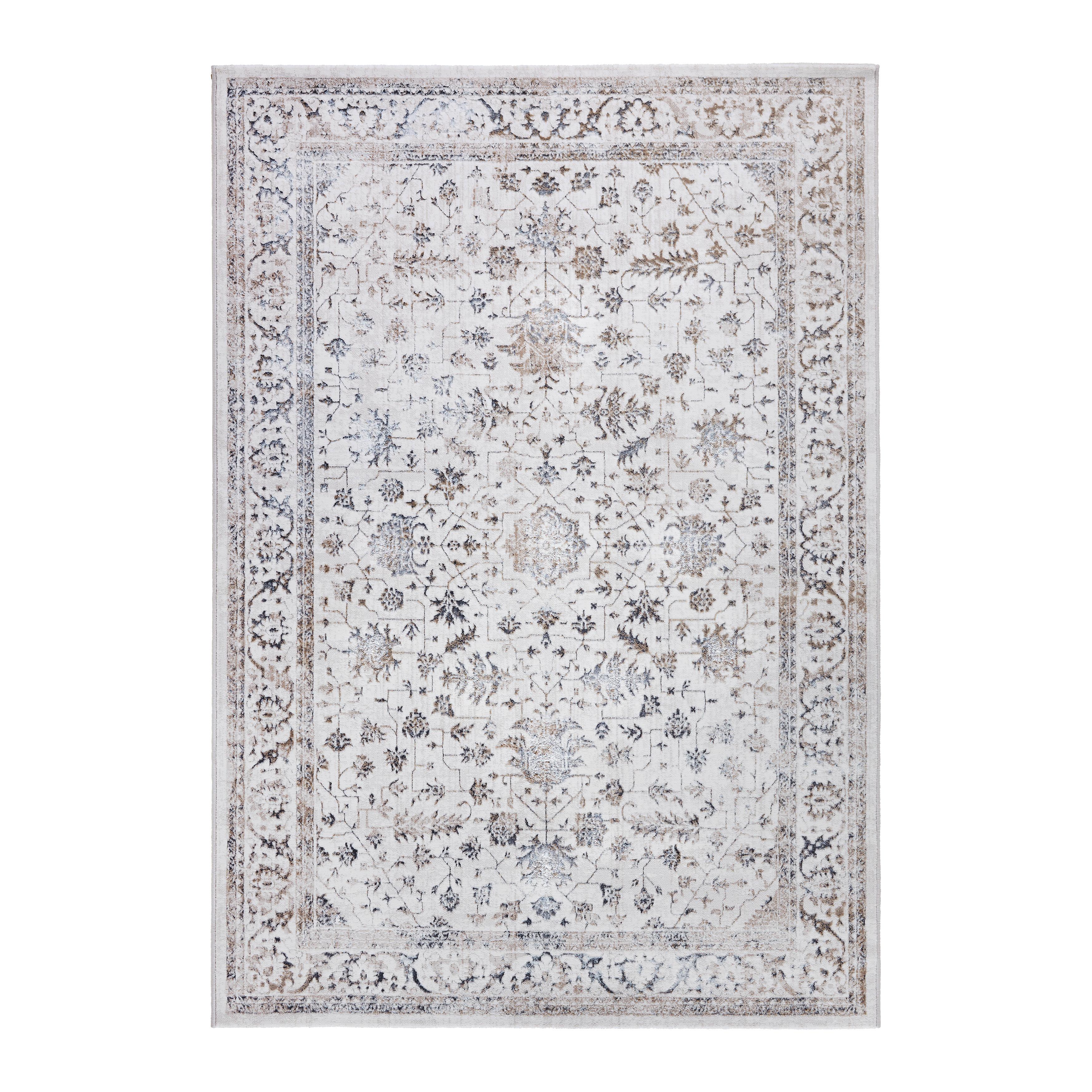 VÄVD MATTA RAVIN - cremefärgad, Klassisk, textil (160/230cm) - Mömax