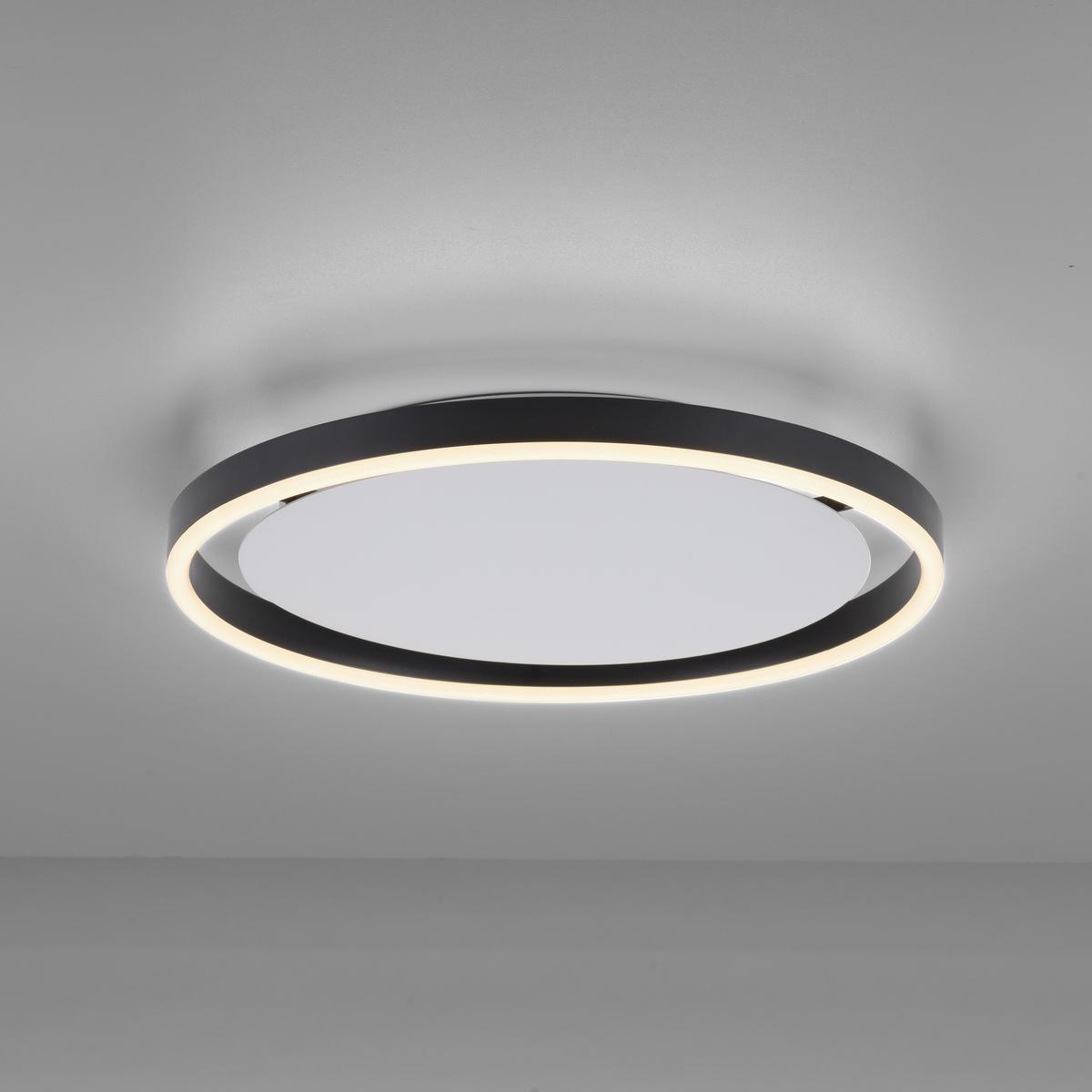 LAMPA SUFITOWA LED 15391-13 RITUS - antracytowy, Trend, tworzywo sztuczne/metal (39,3/5,3cm)