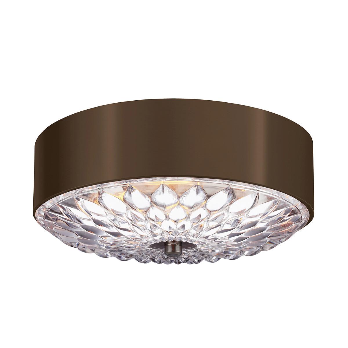 Stropna Svjetiljka Botanic - boje mjeda/smeđa, Konvencionalno, staklo/metal (35.2/13.7cm) - Elstead Lighting