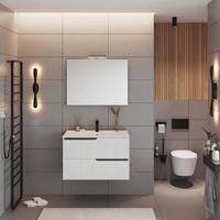 Element Ispod Umivaonika Winter - bijela/antracit, Moderno, drvni materijal (80/51/46cm)