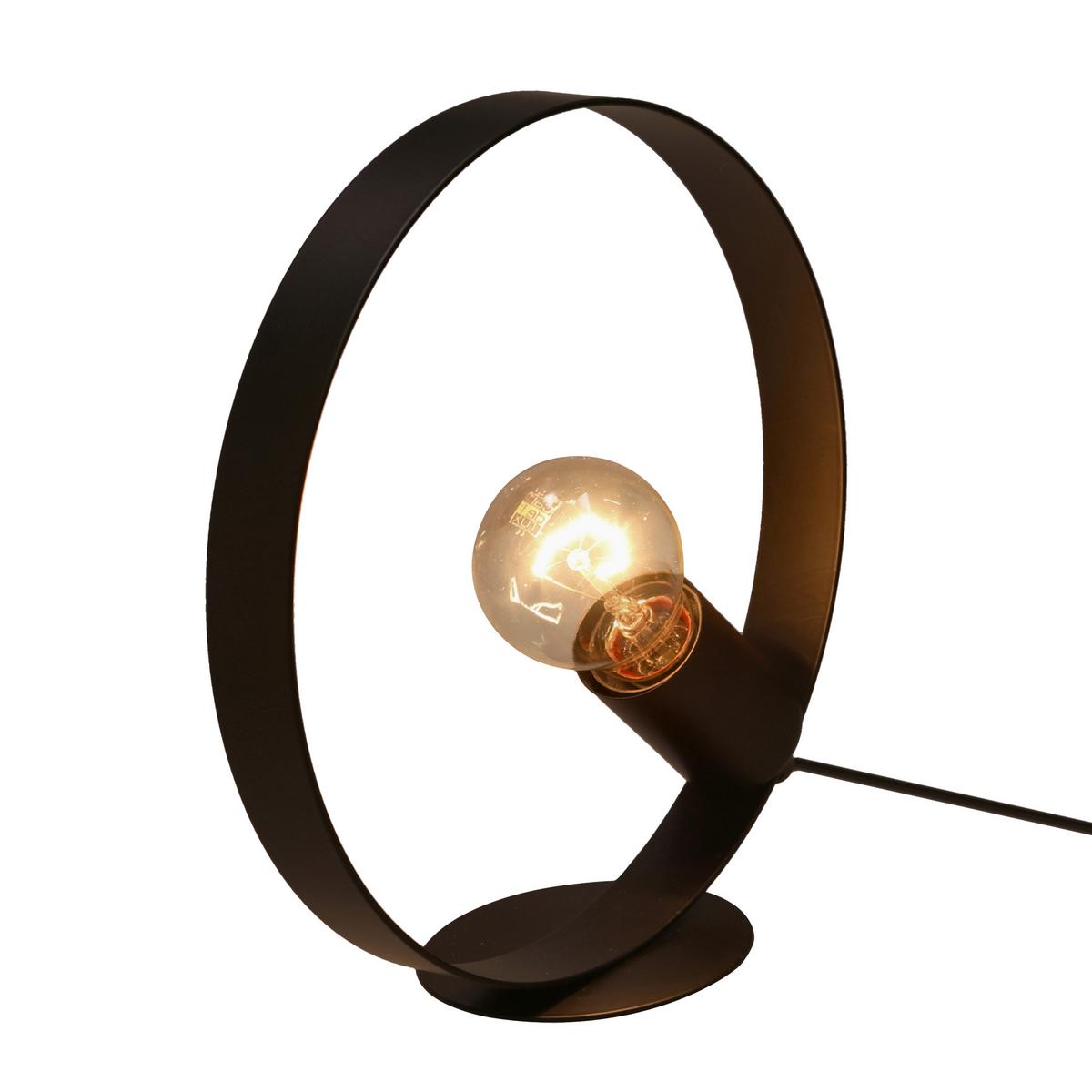 Stolna Svjetiljka Nexo - crna, Trend, metal (10/25/25cm)