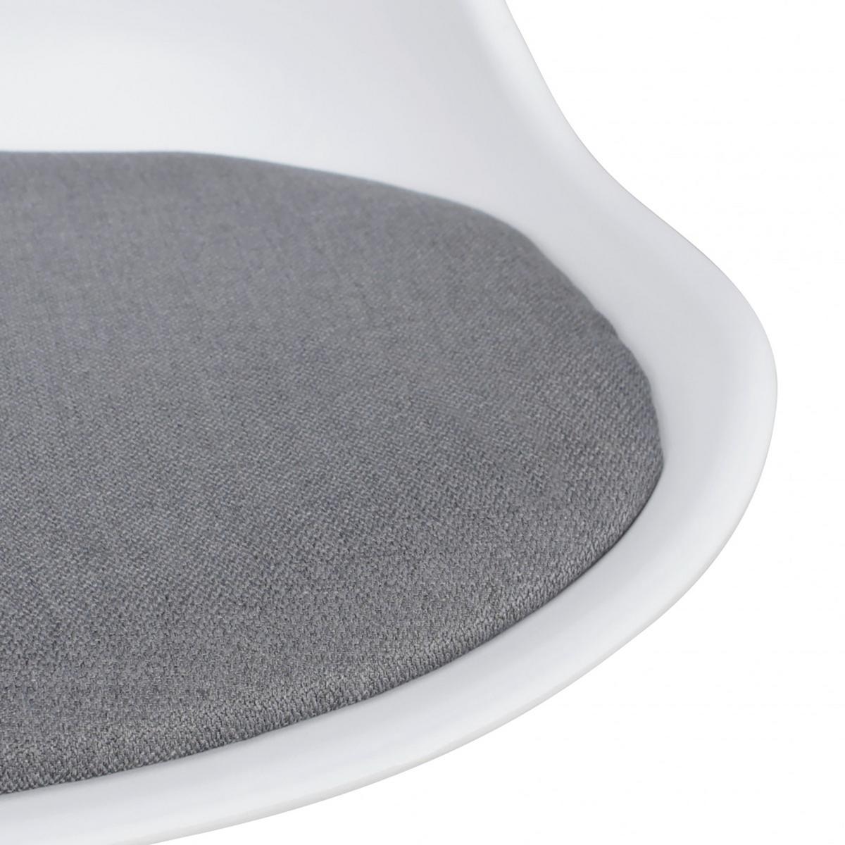 Mladinski Vrtljivi Stol Korsika - barve kroma/siva, Moderno, kovina/tekstil (46/88/46cm) - MID.YOU