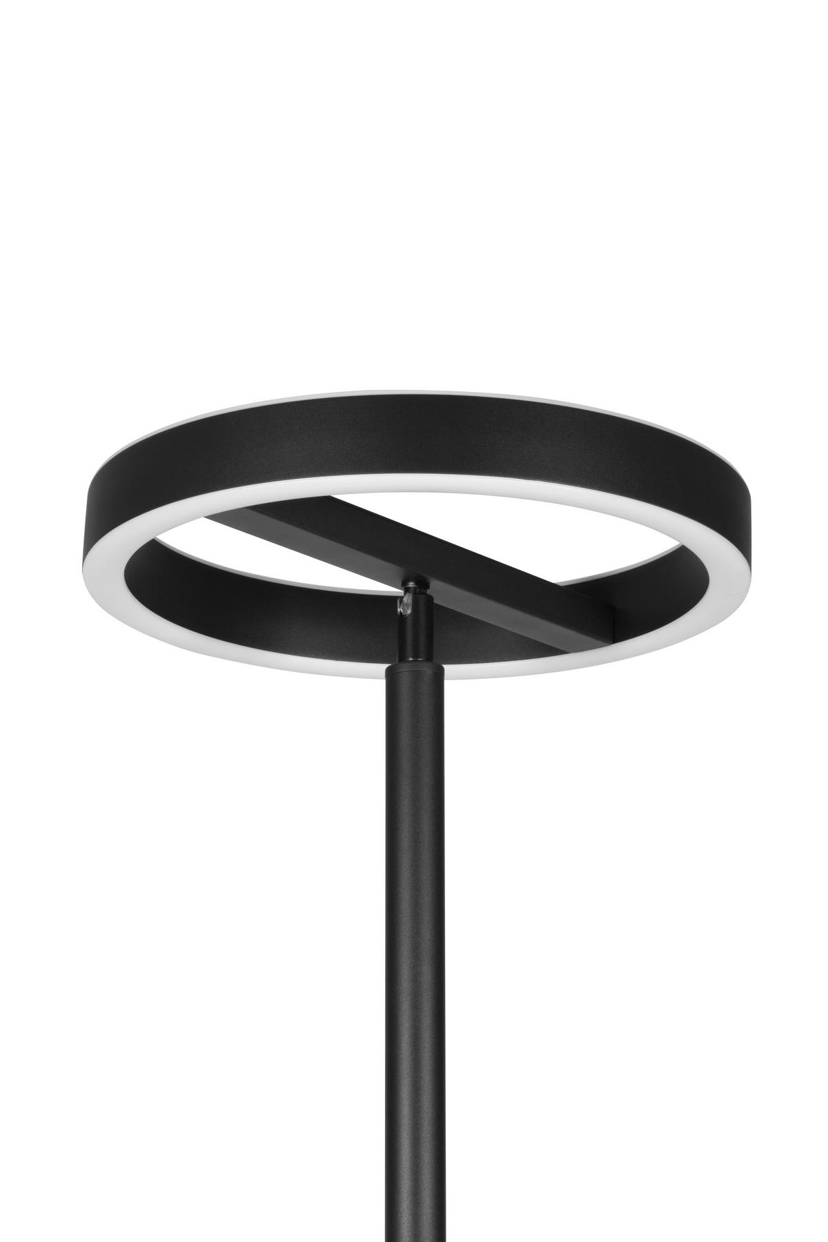 LAMPA LED OŚWIETLAJĄCA SUFIT WORTHING *SBN* - czarny/biały, Design, tworzywo sztuczne/metal (28/180cm) - Novel