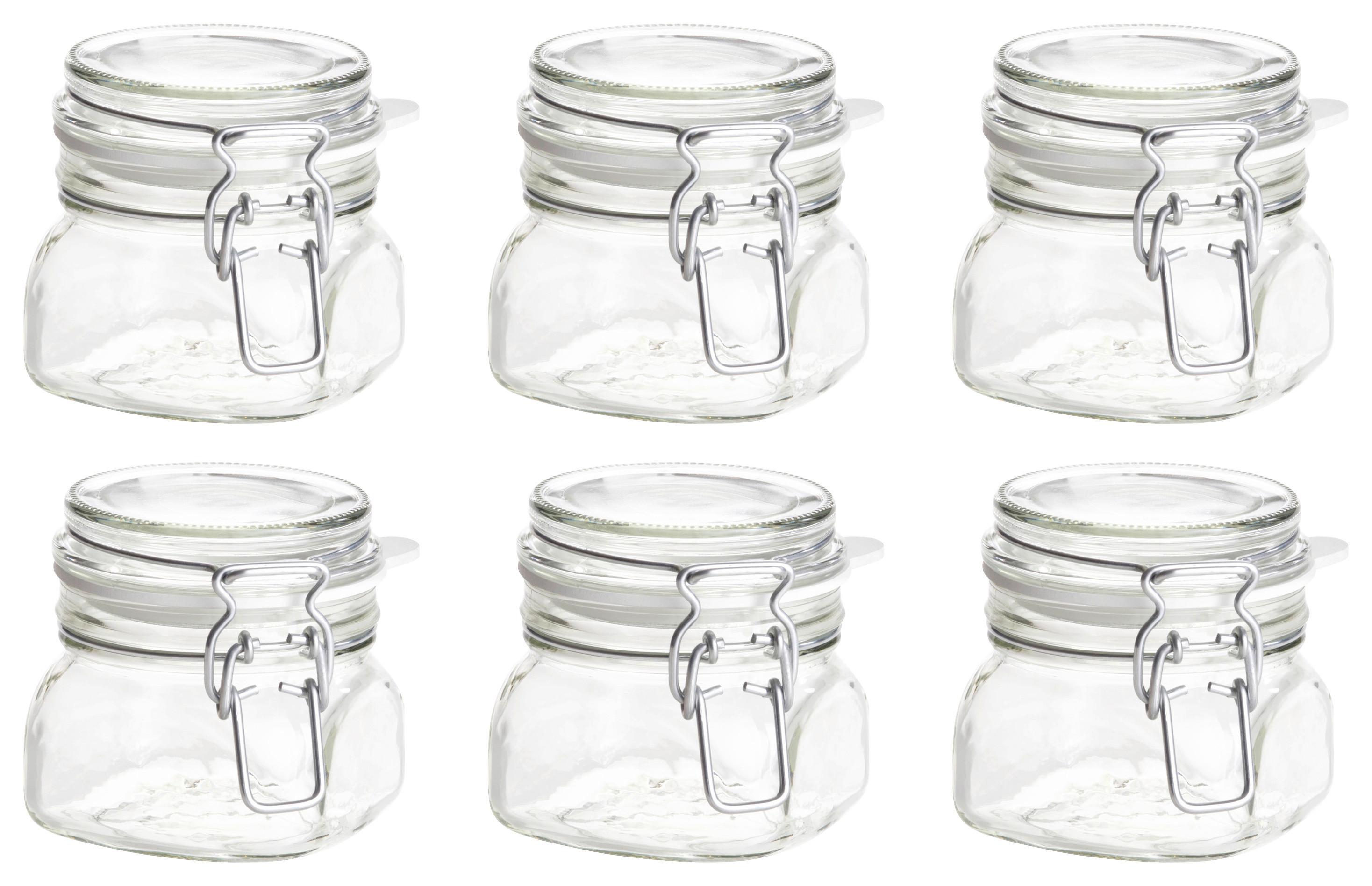 Einmachglas-Set Gothika ca. 300ml, 6-teilig - Transparent, Basics, Glas (300ml) - Mäser