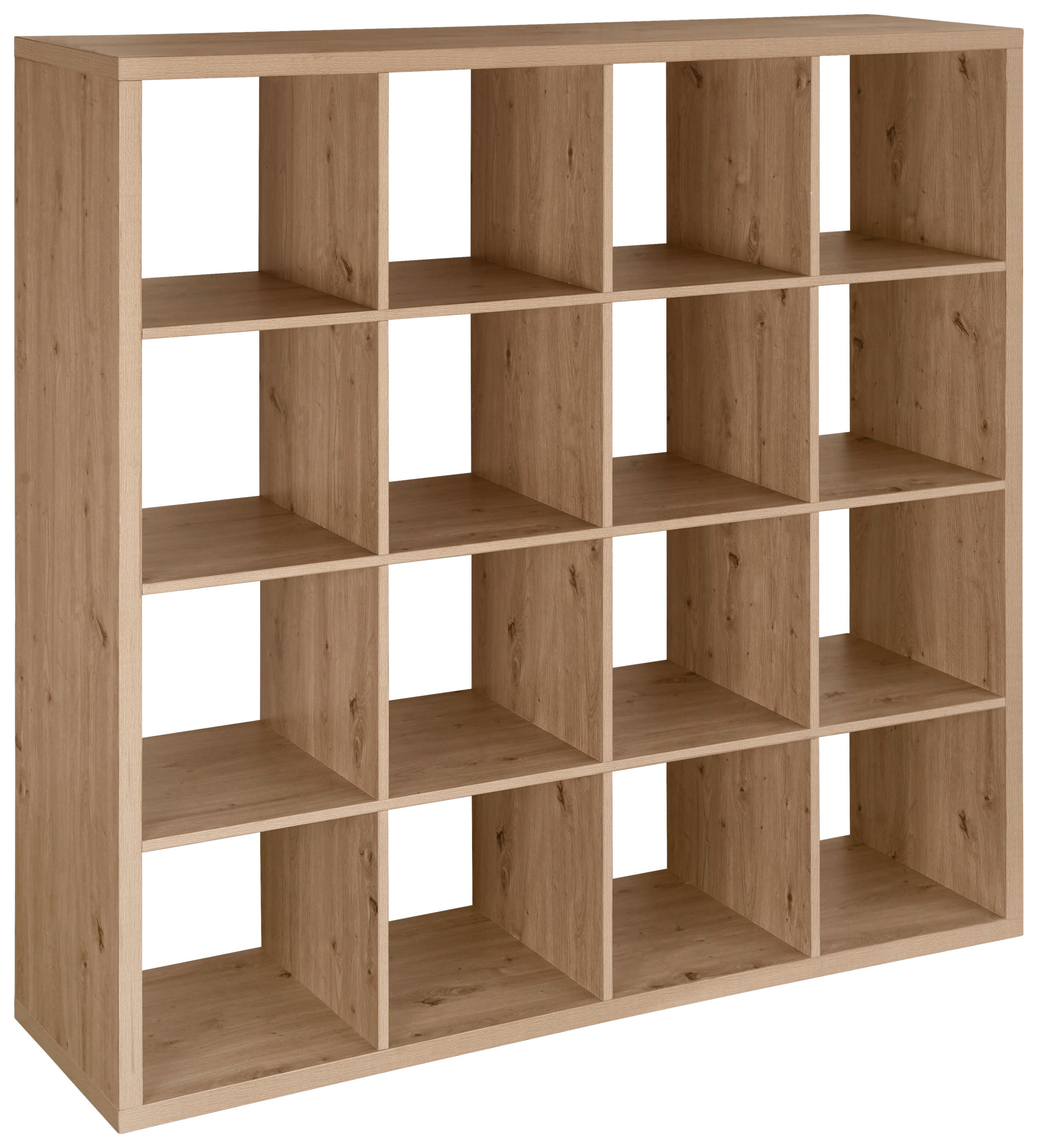Raumteiler Style Flex Eiche Artisan - Eiche Artisan, KONVENTIONELL, Holzwerkstoff (142/145/39cm) - Based