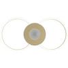 LED-TAKLAMPA ALEXANDER - kromfärg/cappuccino, Modern, metall/plast (57,5/28,5/6cm) - Mömax