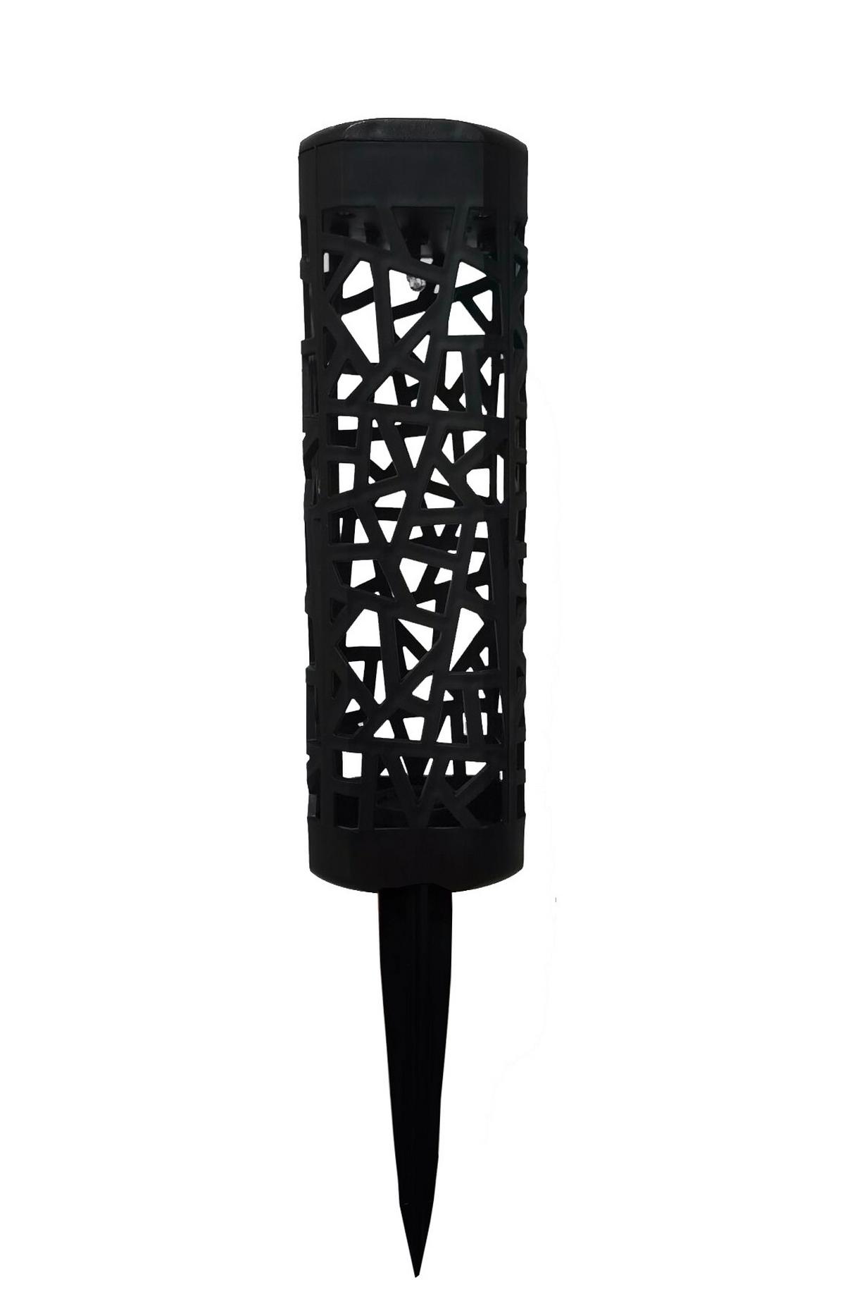 Lampă solară KÖRM - negru, Trend, plastic (6/33cm) - Modern Living
