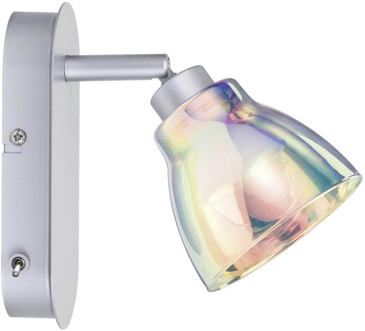Schienensystem-Leuchtenschirm Wolbi in Multicolor - Multicolor, Design, Glas (8cm) - Paulmann