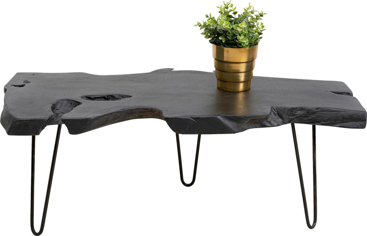 STOLIK KAWOWY ASPEN - czarny, Design, metal/drewno (100/40/40cm) - Kare-Design