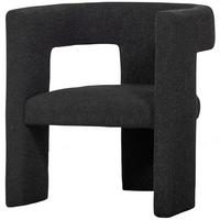 Sessel Tiwa Dunkelgrau Bouclé - Dunkelgrau, Design, Textil (64/70/64cm) - Livetastic