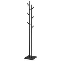 Obešalnik Za Oblačila Clemens, Črna - barve kroma/črna, Moderno, kovina (28,5/177/28,5cm)