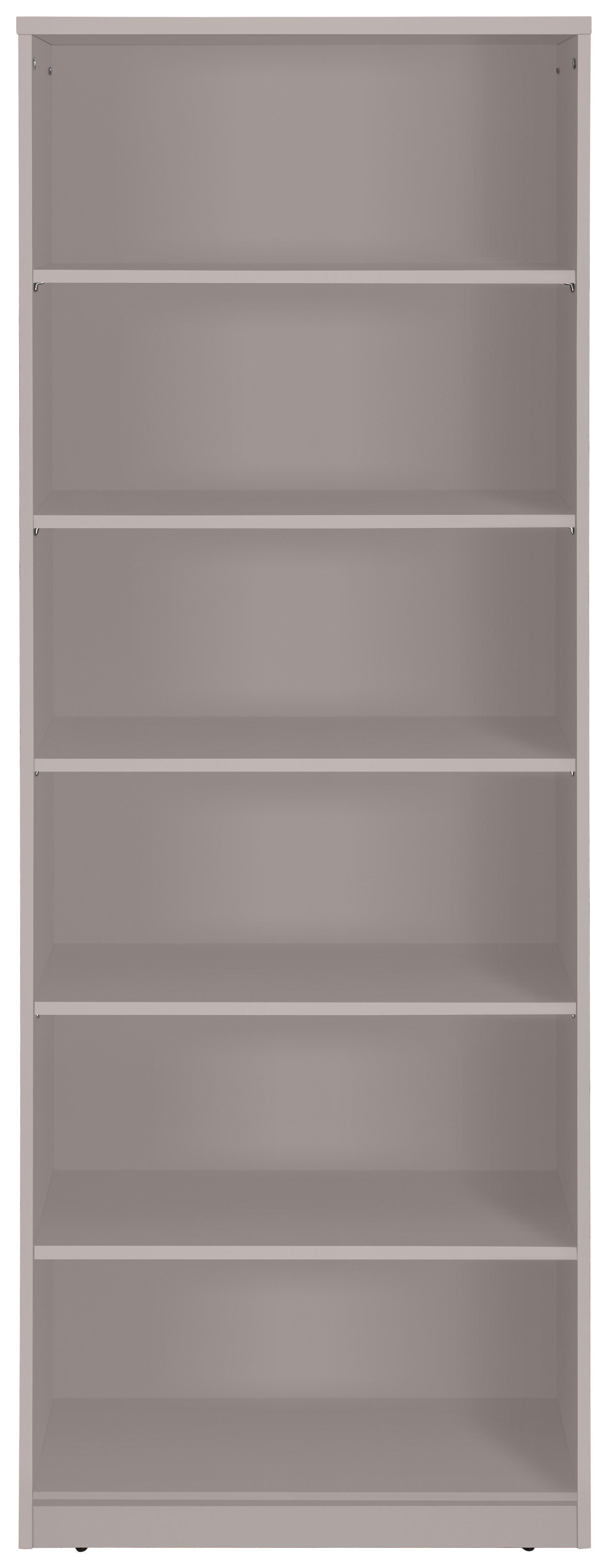 REGAŁ EASY - kaszmir/czarny, Basics, materiał drewnopochodny (72/194/36cm) - Xora