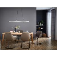 LAMPA WISZĄCA LED 860019 STRIPE - kolor aluminiowy, Basics, metal (6/110-140cm) - Schöner Wohnen