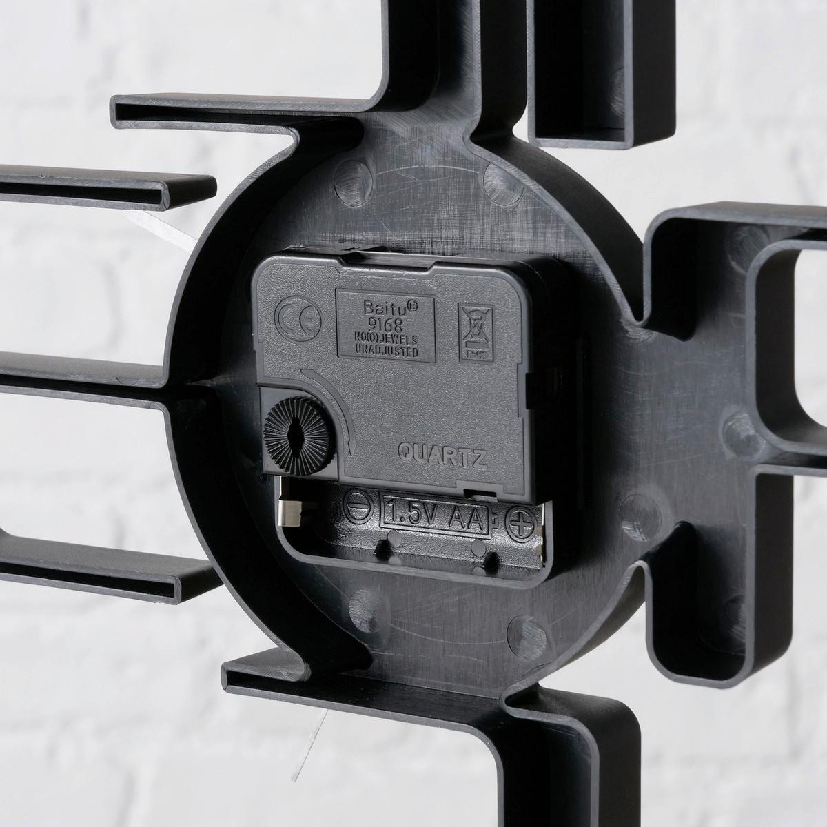 ZEGAR STOŁOWY 2022957 - MODERN LIVING - czarny, Basics, tworzywo sztuczne (25/8/27cm)