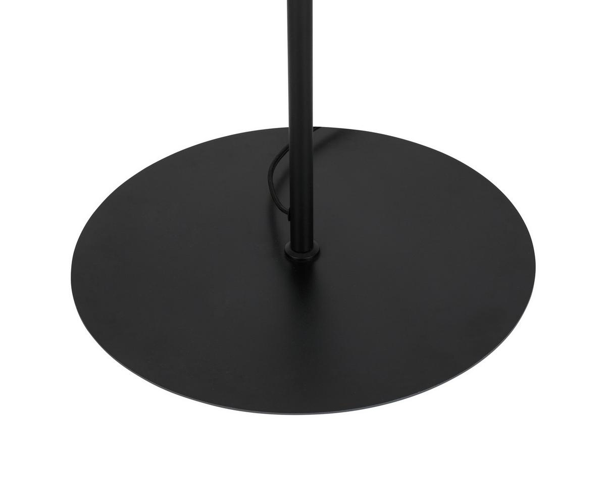 LAMPA STOJĄCA LED SECO *DK* - czarny/kolor chromowy, Design, tworzywo sztuczne/metal (34/168cm) - Dieter Knoll