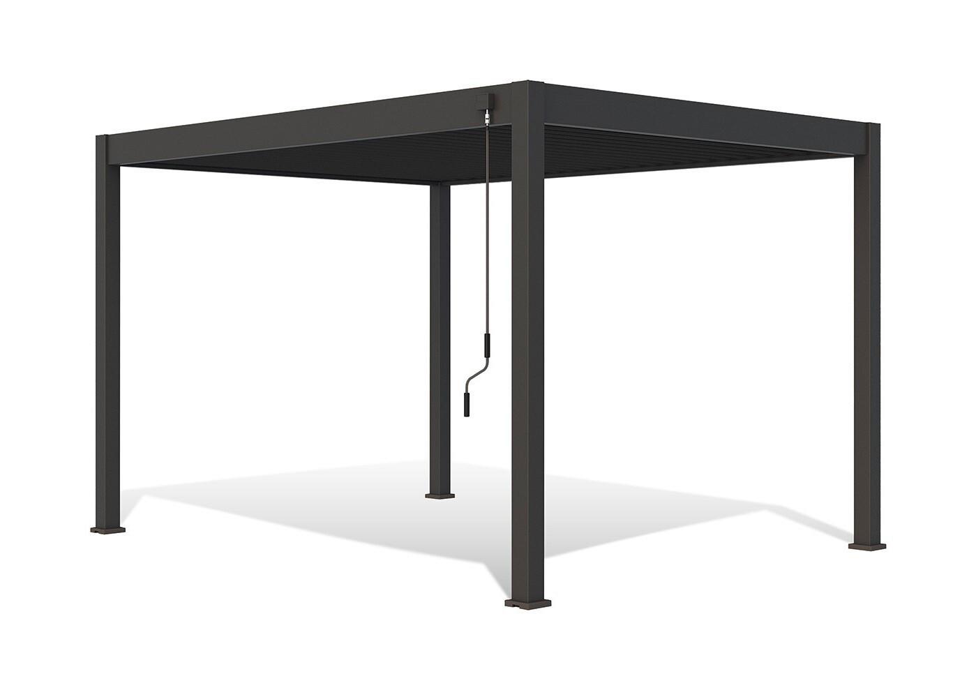 Pavillon Deluxe ca. 400x255x300 cm Anthrazit - Basics (400/255/300cm) - WEIDE