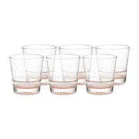 KOMPLET SZKŁA STOŁOWEGO ADORNO - pomarańczowy, Modern, szkło (400ml) - Bessagi Home