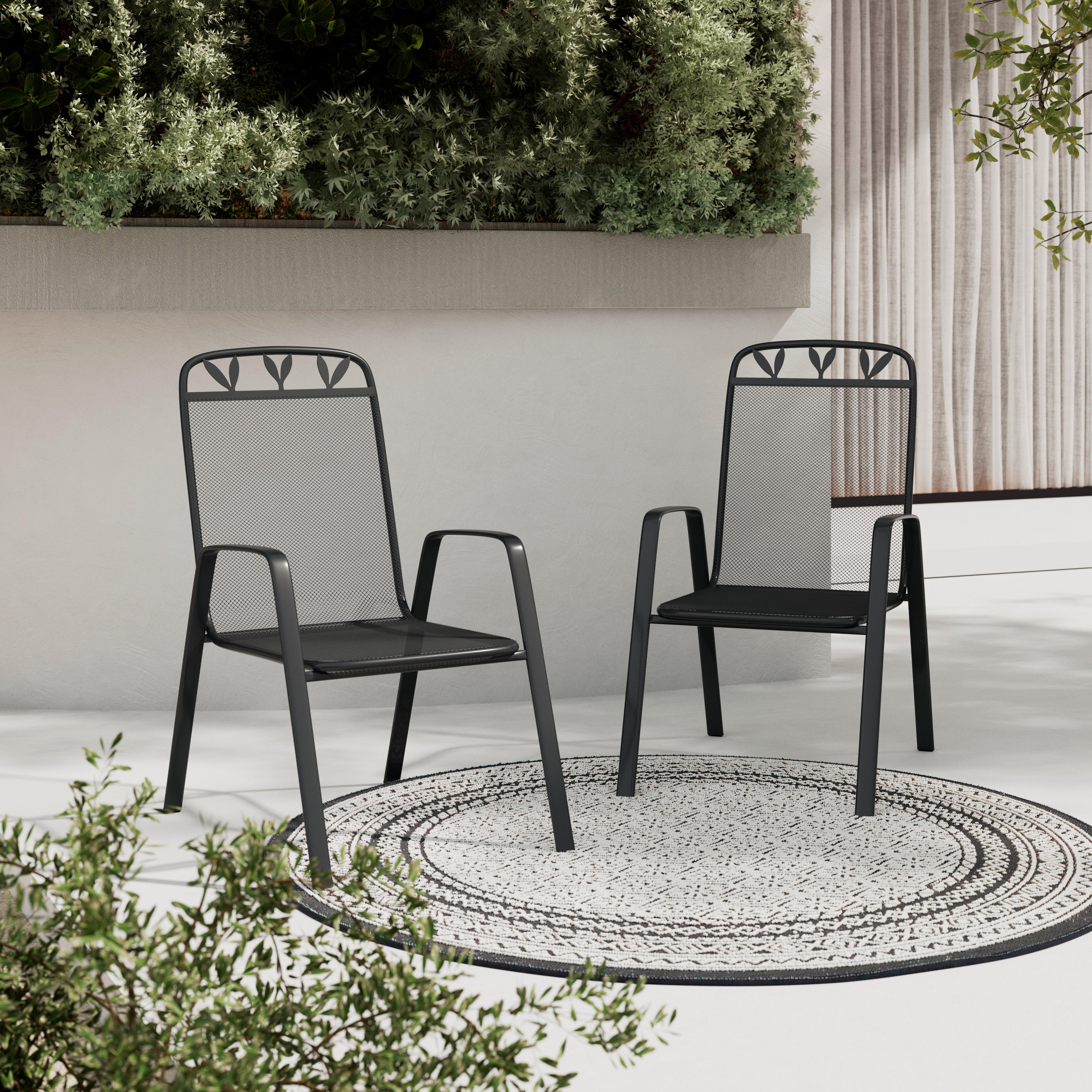 Scaun Bratislava - gri închis, Modern, metal (55/98/74cm) - Mömax