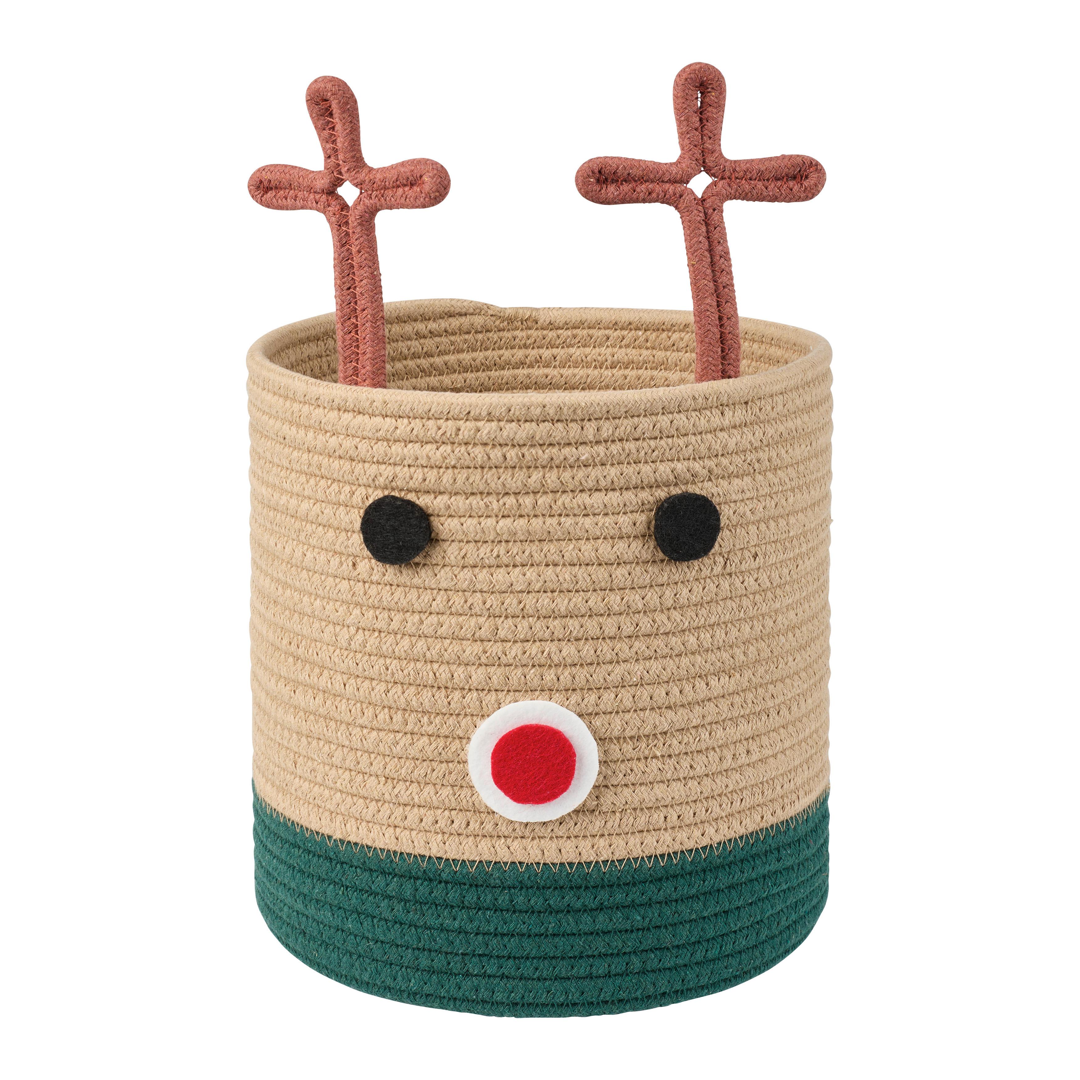 Košara Trixi - svetlo rjava/svetlo rdeča, tekstil (23/23cm) - Mömax
